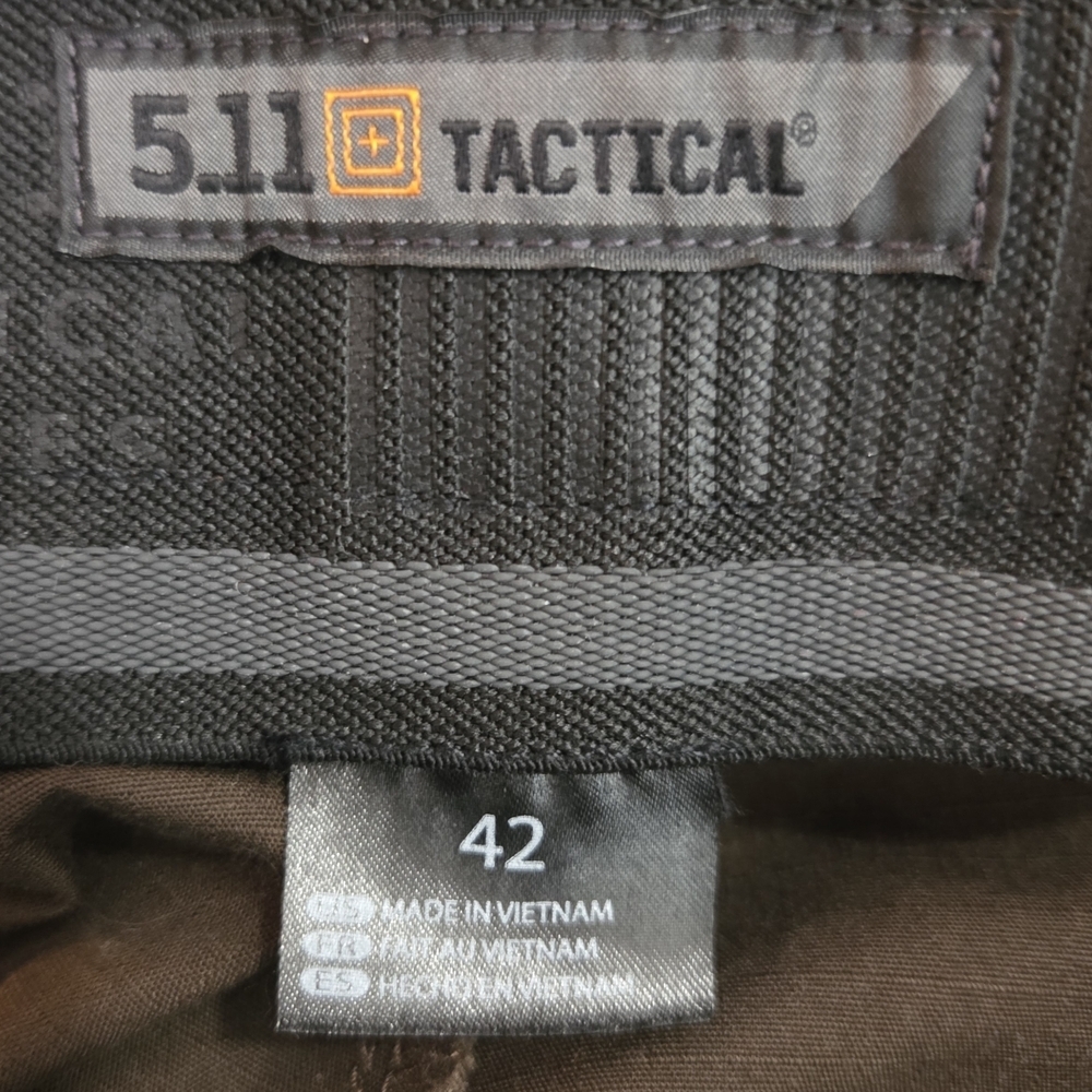 5.11 Tactical Dark Brown Men's Cargo Pants Size 42 - Picture 6 of 7